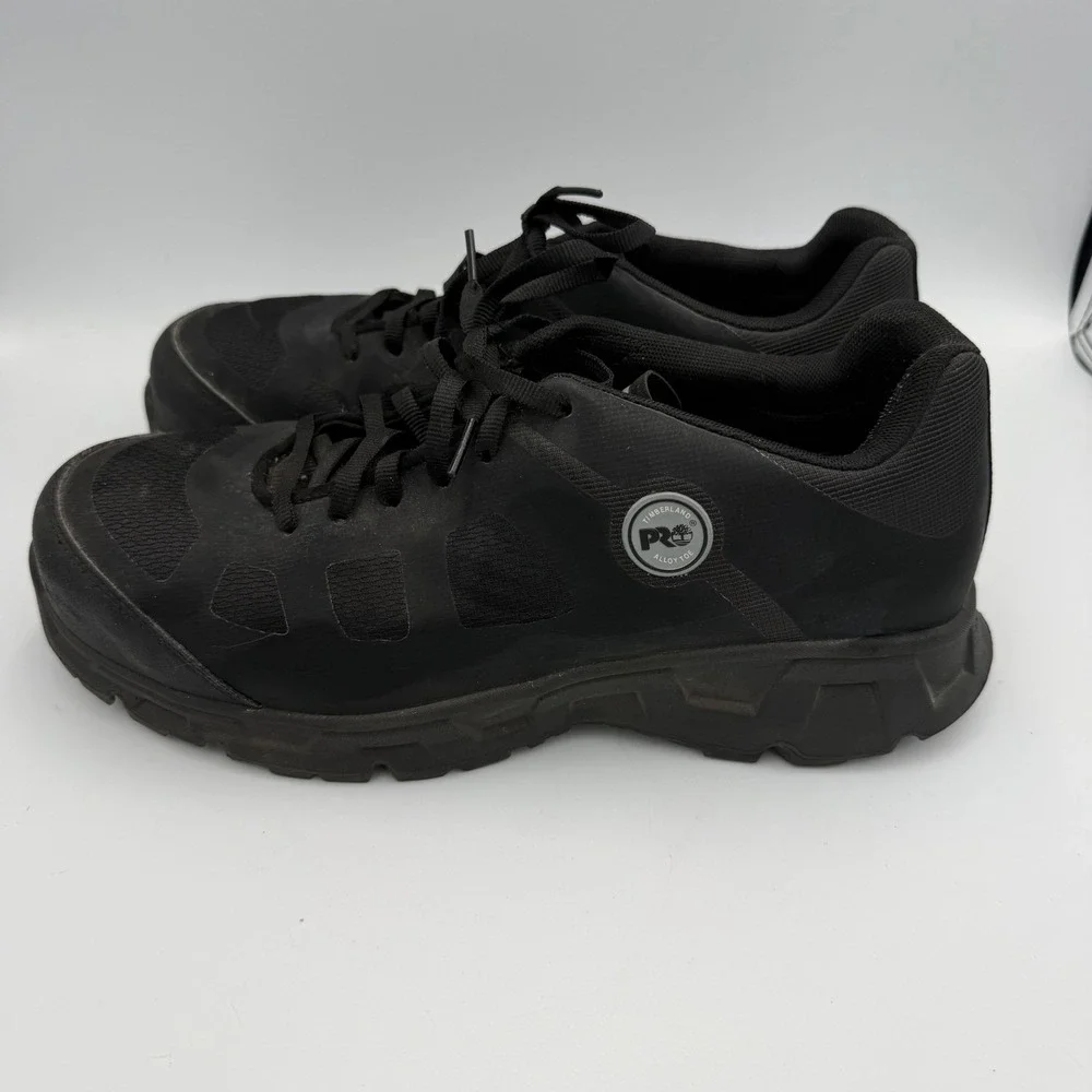 Timberland PRO Radius Mens Work Shoes Black Alloy Toe A16JZ Size 11M